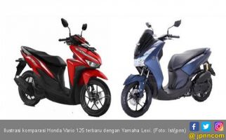 Komparasi Honda Vario 125 Terbaru dan Yamaha Lexi - JPNN.com