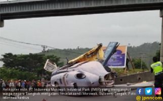 Helikopter Jatuh di Morowali: Aris Tewas Kena Baling-Baling - JPNN.com