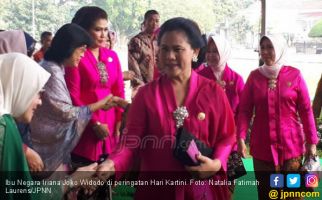 Ibu Iriana dan Mufidah Kompak Pakai Pink di Hari Kartini - JPNN.com