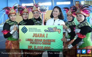 Sambut May Day dengan Lomba Senam Maumere Pekerja - JPNN.com