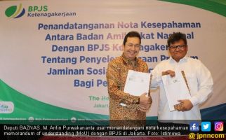 BPJS Ketenagakerjaan Gandeng BAZNAS Bantu Mustahik - JPNN.com