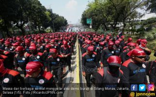 Ada Demo Tolak Perpanjangan Masa Jabatan Jokowi di DPR, Polisi Sigap, Jalan Bisa Jadi Ditutup - JPNN.com