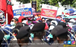 Honorer K2 Tunggu Gebrakan Jokowi dan Kiai Ma'ruf - JPNN.com