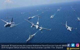 35 Kapal Perang Ikut Latihan Fase Laut Dalam MNEK 2018 - JPNN.com