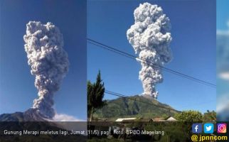 Gunung Merapi Meletus Lagi, Semburkan Wedhus Gembel - JPNN.com