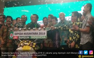 Menpora Resmi Melaunching Sepeda Nusantara 2018 - JPNN.com