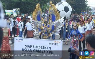 Semarak Parade Asian Games Sangat Menghibur Warga Palembang - JPNN.com