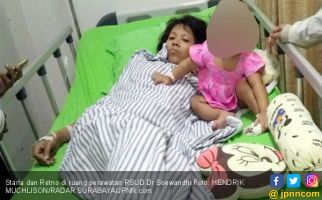  Ibu Melompat dari Lantai 2 Sambil Gendong Bayi - JPNN.com