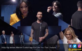 Maroon 5 Dikelilingi 26 Wanita Hebat di Video Girl Like You - JPNN.com