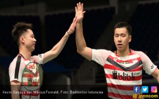 Marcus / Kevin Tembus 16 Besar Malaysia Open - JPNN.com