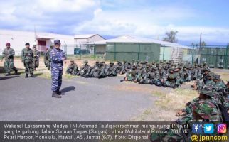 Satgas Latma Multilateral RIMPAC 2018 Sambut Wakasal - JPNN.com