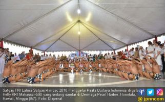 Satgas TNI AL RIMPAC 2018 Perkenalkan Budaya Indonesia - JPNN.com