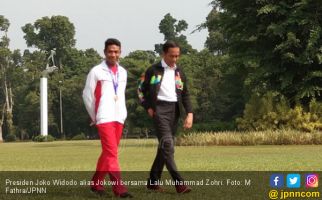 Ini Hal Paling Berkesan Bagi Zohri Saat Bertemu Jokowi - JPNN.com