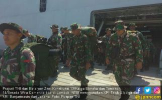 Ratusan Prajurit TNI Tiba di Lombok Bantu Korban Gempa - JPNN.com