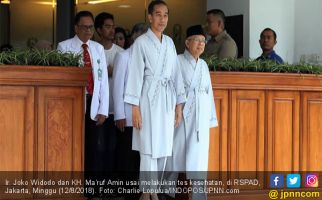 Sah! Jokowi dan Ma'ruf Amin Lolos Tes Kesehatan - JPNN.com