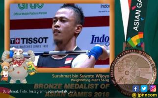 Surahmat Sumbang Medali ke-8 Indonesia di Asian Games 2018 - JPNN.com