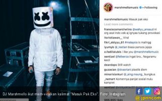 DJ Marshmello Latah Viralkan Kalimat 'Masuk Pak Eko' - JPNN.com