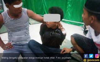 Pelajar Disergap Warga Saat Curi Kota Infak Masjid - JPNN.com