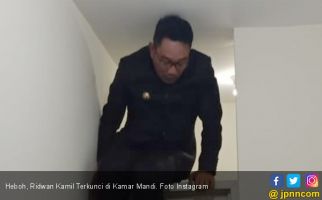 Heboh, Ridwan Kamil Terkunci di Kamar Mandi - JPNN.com
