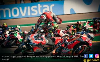 Lorenzo Sebut Marquez Penyebab Insiden di MotoGP Aragon - JPNN.com