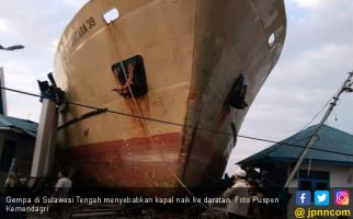 4 Bulan Terdampar, Kapal Sabuk Nusantara 39 Akhirnya Diapungkan Kembali - JPNN.com