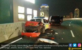 Marko Simic Kecelakaan, Mobilnya Tabrak Kendaraan Polisi - JPNN.com