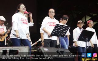 Menko Puan Tampil Bersama Elek Yo Band di Konser untuk Palu - JPNN.com