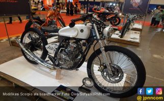 Modifikasi Scorpio 2015: Gaya Boardtracker yang Sederhana - JPNN.com