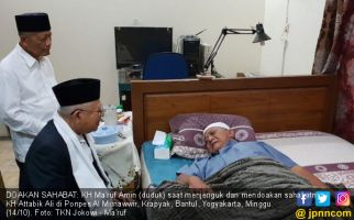 Ma'ruf Amin Panjatkan Doa demi Kesembuhan Kiai Attabik Ali - JPNN.com