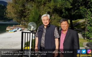 GM Lioe Nam Khiong Jadi Pengurus Federasi Taekwondo Dunia - JPNN.com