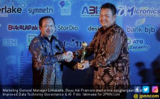 Lintasarta Raih Best Improved Data Technoloy Governance & AI - JPNN.com