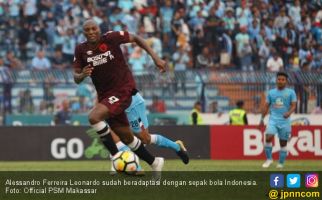 Akhirnya Alessandro Ferreira Cetak Gol Pertama untuk PSM - JPNN.com