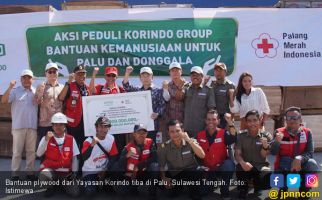 Bantuan Plywood Korindo untuk Korban Gempa Tiba di Palu - JPNN.com