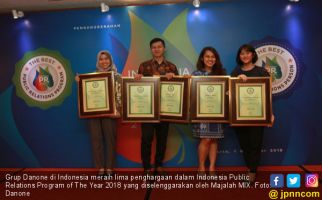 Grup Danone di Indonesia Sabet 5 Penghargaan IPRA 2018 - JPNN.com