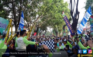 Tentara Repoeblik Onthel Meriahkan Sepeda Nusantara Sidoarjo - JPNN.com