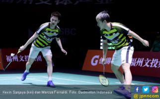 Penuh Aksi, Marcus / Kevin ke Semifinal Fuzhou China Open - JPNN.com