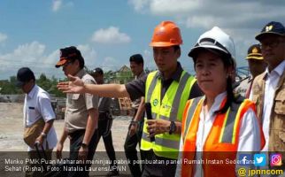 Menko Puan Langsung Pantau Pembangunan Rumah Antigempa - JPNN.com