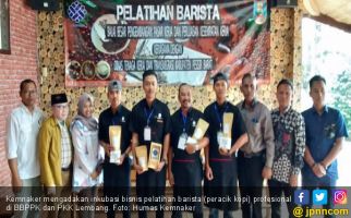 Kemnaker Kembali Gelar Pelatihan Peracik Kopi Profesional - JPNN.com