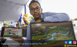 Keren! Inilah Bripka Okta Prasetiadi, Pembuat Game - JPNN.com