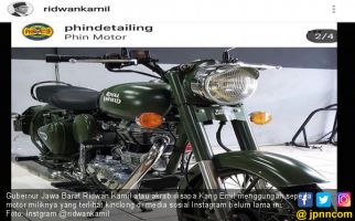 Begini Cara Kang Emil Merawat Motor Kesayangannya - JPNN.com