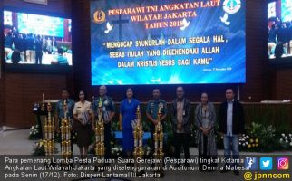 Lantamal III Jakarta Raih Juara Pertama Lomba Pesparawi - JPNN.com