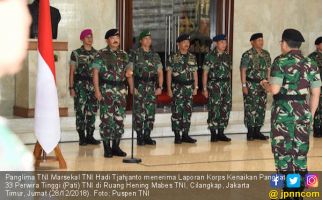 Panglima Terima Laporan Korps Kenaikan Pangkat 33 Pati TNI - JPNN.com