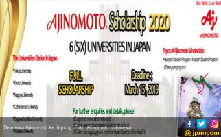 Beasiswa Ajinomoto, Yuk Kuliah S2 di Jepang - JPNN.com