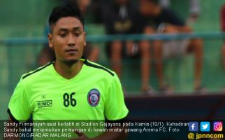 Sandy Firmansyah Ramaikan Persaingan Kiper Arema FC - JPNN.com