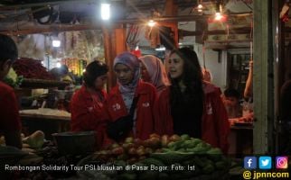 Perang Melawan Hoaks, PSI Blusukan di Pasar Bogor - JPNN.com