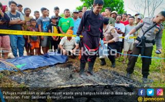 Heboh Mayat Hangus Terbakar di Atas Springbed, Lehernya Dijerat Kawat - JPNN.com