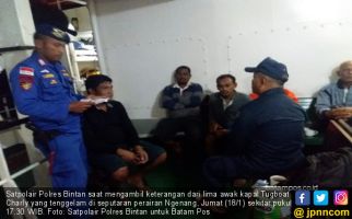 Tugboat Charly Tenggelam di Perairan Ngenang, 5 ABK Selamat - JPNN.com
