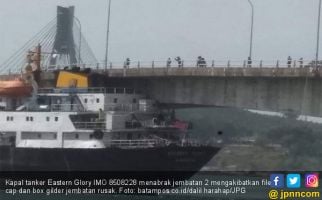 Jembatan Dua Barelang Rusak Ditabrak Tanker, BP Batam Minta Ganti Rugi Rp 10 Miliar - JPNN.com