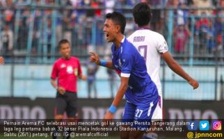 Kalahkan Persita, Langkah Arema FC Lebih Ringan di Leg Kedua - JPNN.com