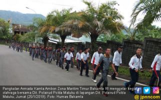 Pangkalan Armada Ambon Bakamla Bersinergi dengan Polairud Polda Maluku - JPNN.com